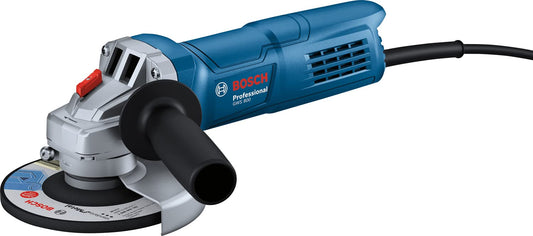 Bosch Professional GWS 800 Corded Electric Angle Grinder, M10, 800W, 100 mm Disc Dia, with Auxiliary Handle