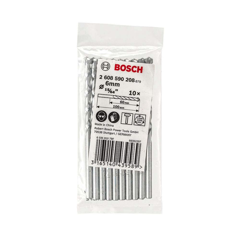 Bosch 2608590208 Drill Bit For rotary drills/drivers, For impact drill/drivers pack of 10pcs