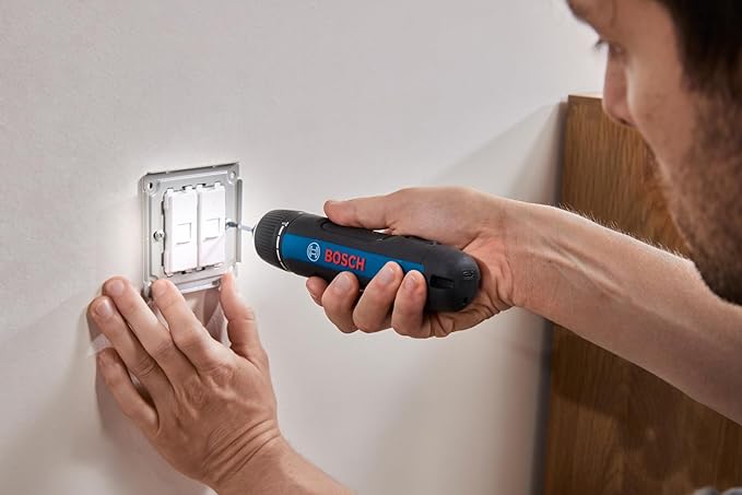 BOSCH GO 3 Cordless Screwdriver Kit | 2.0Ah Battery | Dual Activation Mode | Electronic Brake | Forward & Reverse Rotation | LED Light Ring | Torque Selection | 1 Year Warranty