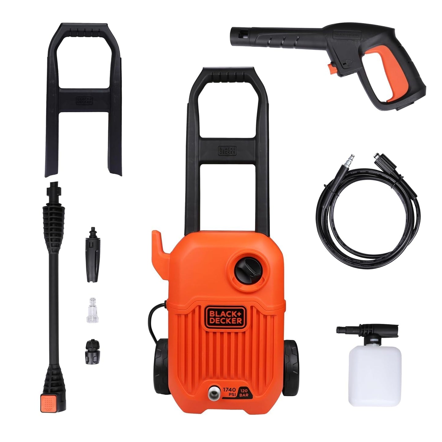 BLACK & DECKER BEPW1750 - 1740 PSI 120 BAR PRESSURE WASHER