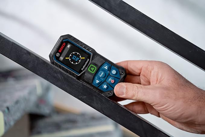 BOSCH GLM 50-23 G 50M Range Laser Distance Meter with Green Color Backlit Display, 1 Year Warranty