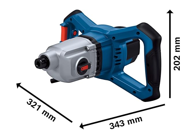 BOSCH Professional GRW 140 with 1 X 140 mm Stirrer, 1400 W, M14, 750 RPM | Powerful Mixing Tool | Use it to Mix Cement, Plaster, Paint, Mortar