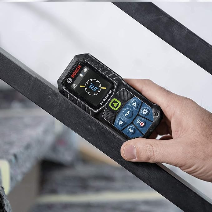 Bosch GLM 50-27 CG Bluetooth Enabled 50M Range Laser Distance Meter with Color Backlit Display