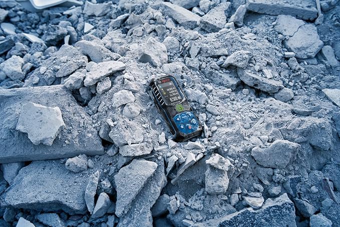 BOSCH GLM 50-23 G 50M Range Laser Distance Meter with Green Color Backlit Display, 1 Year Warranty