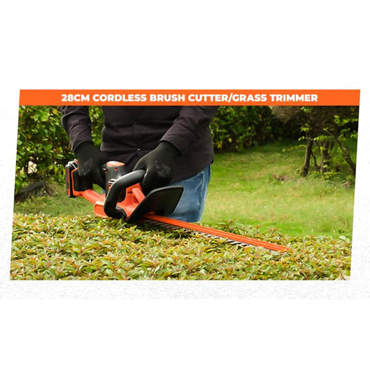 BLACK+DECKER | GTC18502PCF-B1 Cordless Hedge Trimmer | with 18V LI ION Battery and Charger | POWERCOMMAND™ Button for Extra Boost | 50CM Blade | 1 Year Warranty