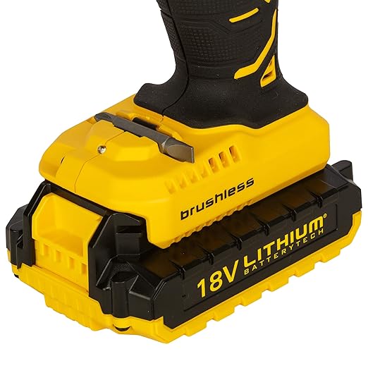 STANLEY SBD201D2K 18V,13mm Li-ion Brushless Cordless Drill Machine Driver-2x1.5Ah Batteries
