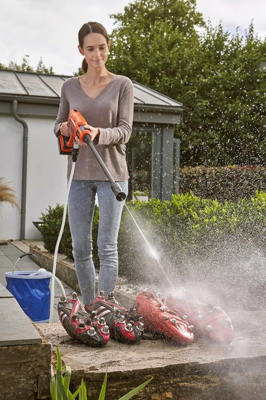 BLACK+DECKER BCPC20D1-B1 18V 2.0Ah Cordless High Pressure Washer Water Jet Cleaner