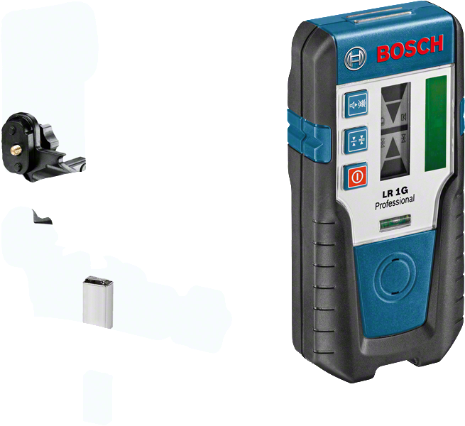 Bosch LR 1G green-beam laser receiver, IP65 rated