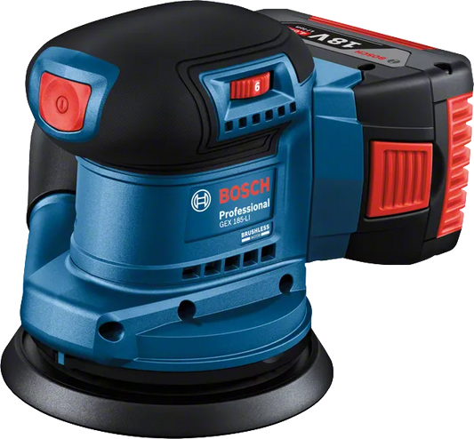 Bosch GEX 185-LI PROFESSIONAL RANDOM ORBIT SANDER
