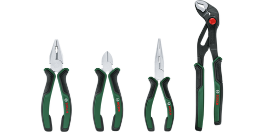 Bosch 1600A02W7K Pliers Set 4-Piece