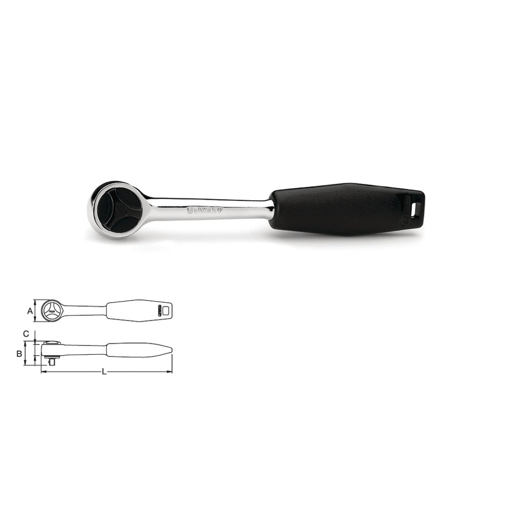 Stanley 1-86-397 RATCHET 1/2 SQ. DR QUICK RELEASE