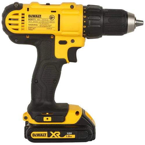Dewalt DCD771S2-IN 18V, 1.5Ah, 13mm Compact Drill Driver