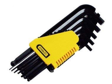 Stanley 69-256 HEX KEY SET, 9PCS, L/ARM 9-piece set
