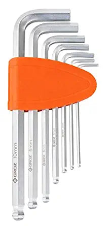 Groz ALN/HX-BL/7L/SAE/GRZ Hexagon Key Set