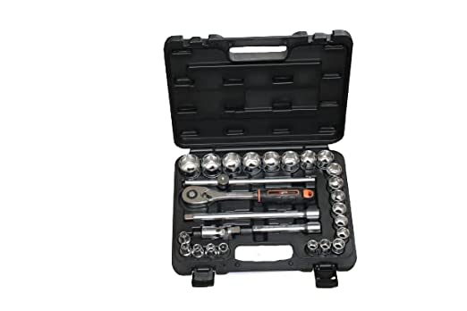 Groz KIT/SKT/H/1-2/27/UG 1/2" HEX SOCKET SET - 27 PCS
