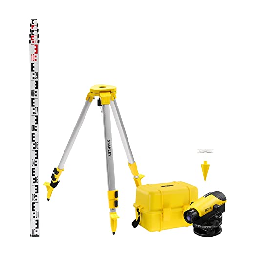 Stanley 1-77-159N AL24G OPTICAL LEVEL (DEGREES) - SITE PACK SET WITH TRIPOD AND STAFF