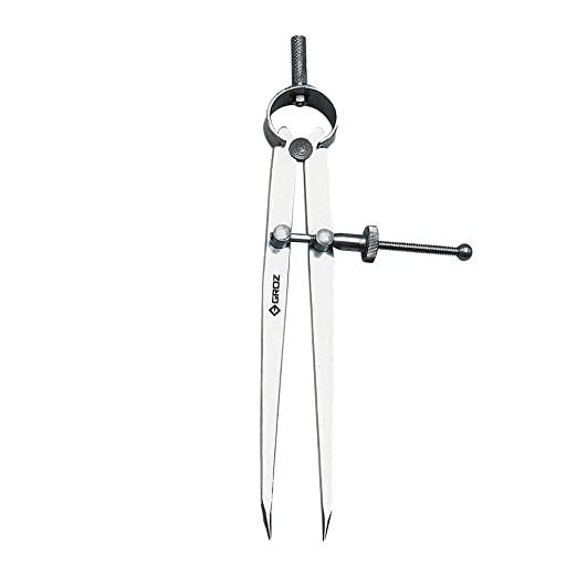 Groz DD/EC/6 Spring Divider with Spring Joint for Precision Settings| Ideal for comparative measurements & transferring the dimensions |High Grade Steel Construction| Size: 150 mm
