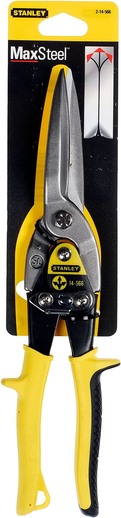 Stanley 2-14-566 AVIATION SNIPS LONG CUT BI-MAT
