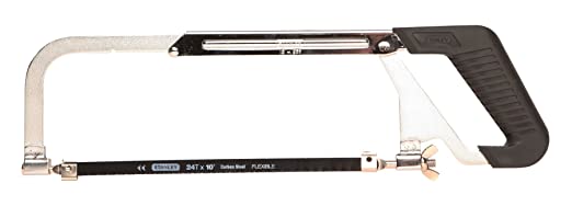 Stanley 15-265-23 RUBBERGRIP HACKSAW ADJST FRM, BLD 254MM-10"