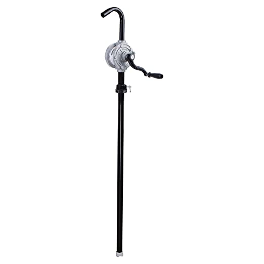 Groz V10 GROZ Rotary Barrel Pump with Dual Direction Operation | Ideal for General Purpose Lubrication on Automotive, Workshop & Construction Sites |Cast Iron Construction| Flow Rate: 4 Liters/20 Turns