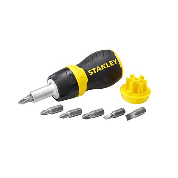 Stanley 0-66-358 MULTIBIT STUBBY S/D RATCH