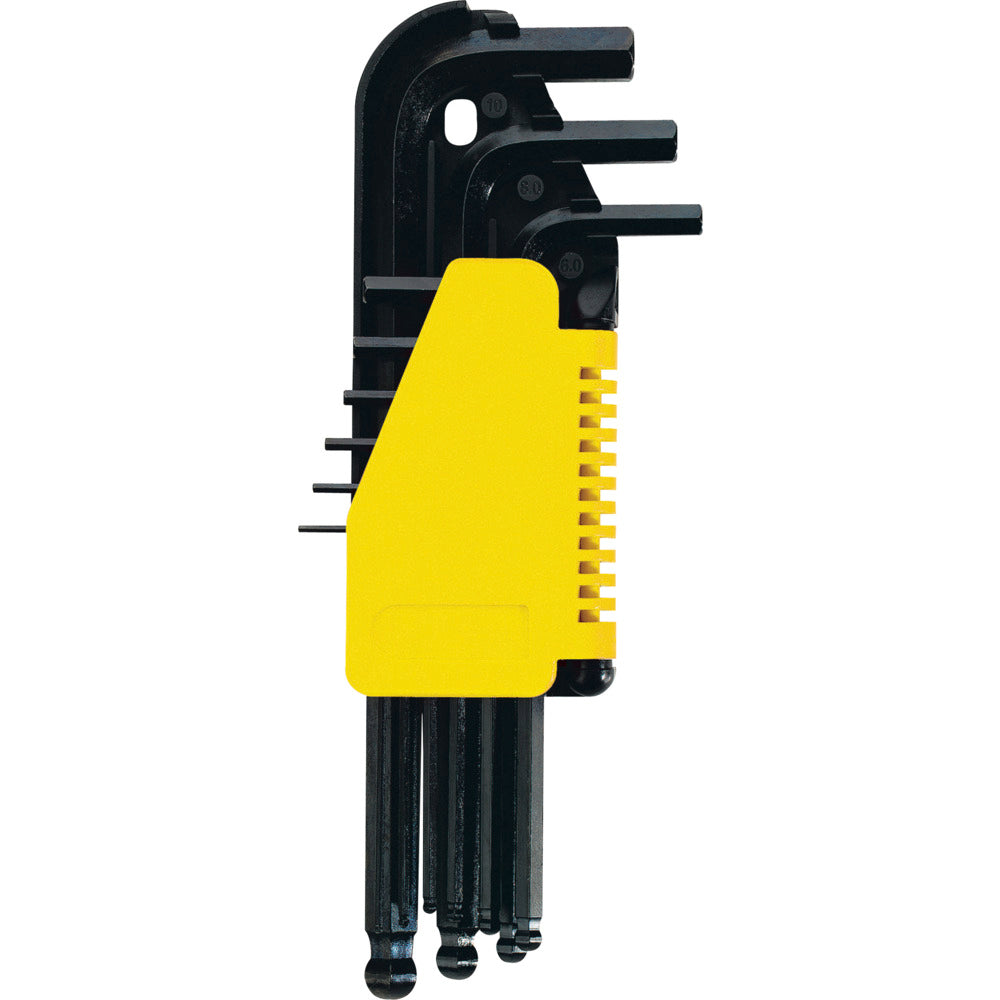 Stanley 69-256 HEX KEY SET, 9PCS, METRIC, L/ARM BALL
