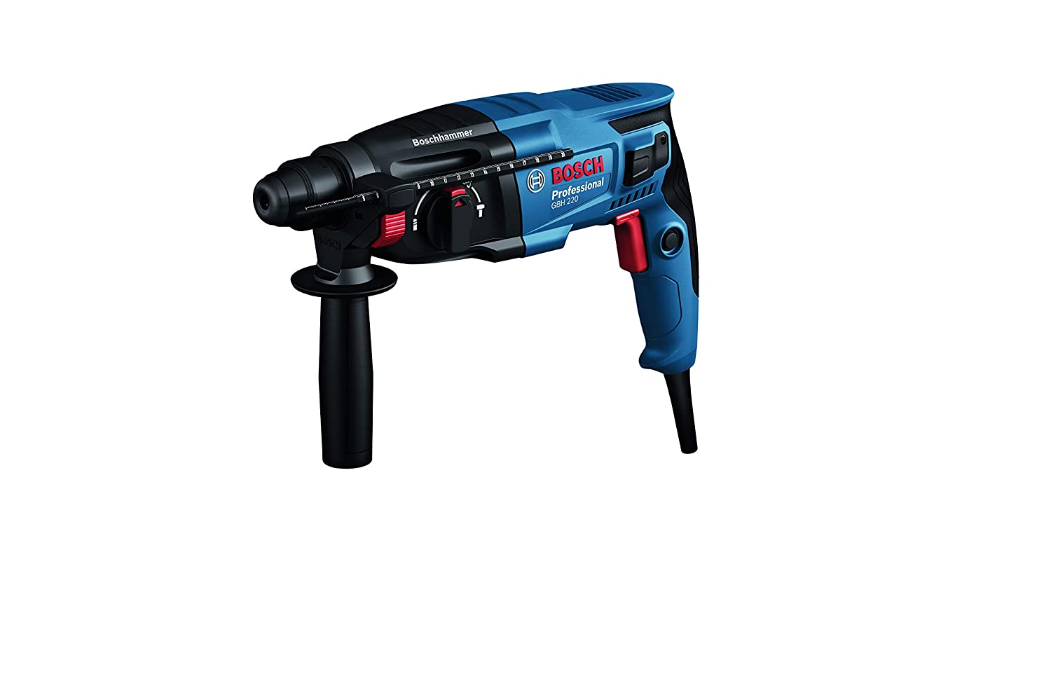 Bosch Concrete, Steel Wood Gbh 220 Corded Electric Professional Rotary Hammer (720Watt Kg)
