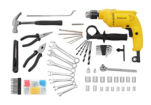 Stanley SDH600KM-IN 600W Drill Mechanical tool kit