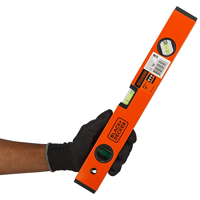 BLACK+DECKER BDHT43188 Aluminium Box Beam Level 40cm