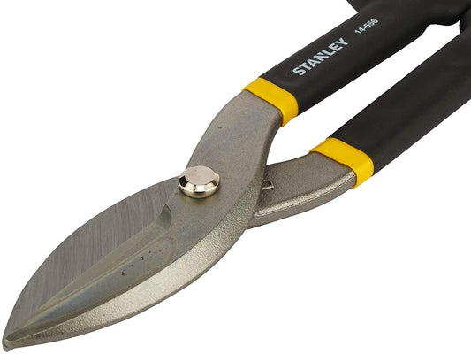 STANLEY 2-14-563 TIN SNIPS STRAIGHT BI-MAT 250MM