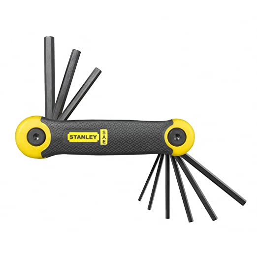 Stanley 2-69-265 9 PIECE SAE FOLDING HEX KEY SET