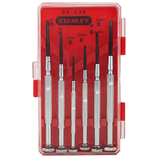 Stanley 66-039 SCREWDRIVER SET PRECISION SET 6PC