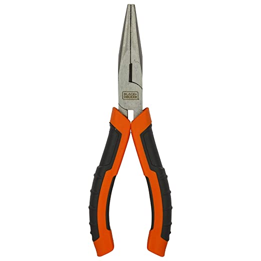BLACK+DECKER BDHT81586 Steel 160mm Long Nose Pliers