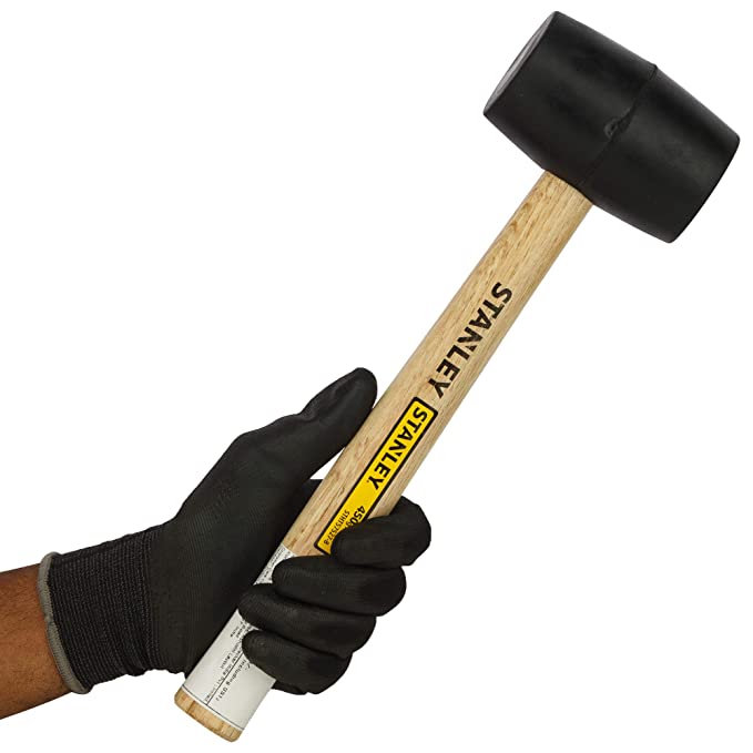 STANLEY STHT57527-8 Rubber Mallet Hammer-450Gms