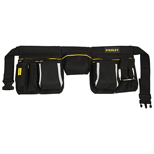 STANLEY STST511304 Hardwearing Strong and Durable Denier Fabric Tool Apron (11 Pockets)
