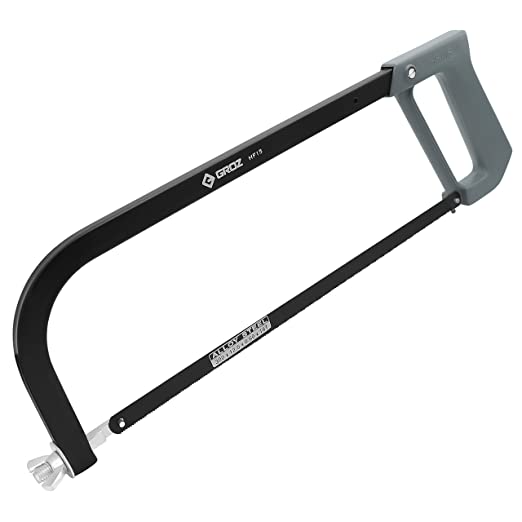 GROZ HF/15/BS Hacksaw Aluminium Die Cast Handle With Tubular Frame