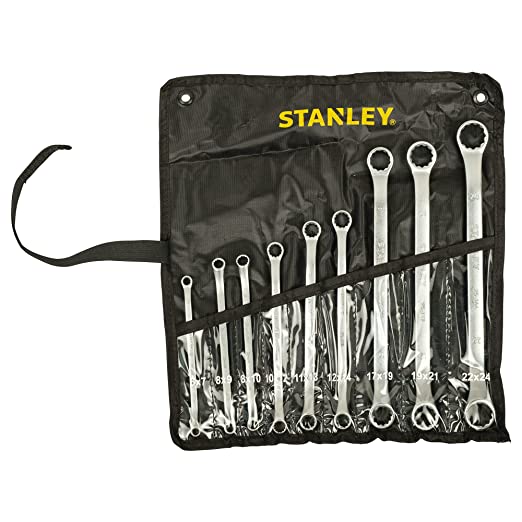 STANLEY STMT25147 Offset Ring Spanner Set (9-Pieces)
