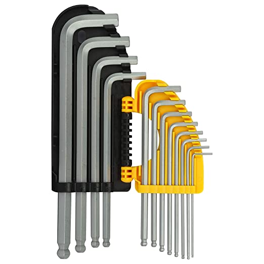 STANLEY 94-163-23 12PCS. LONG BALL POINT HEX KEY