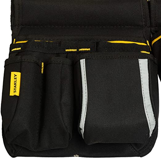 STANLEY STST511304 Hardwearing Strong and Durable Denier Fabric Tool Apron (11 Pockets)