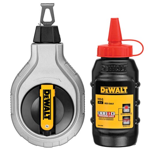 Dewalt DWHT47408-0 6 TO 1 CHALK REEL WITH RED CHALK