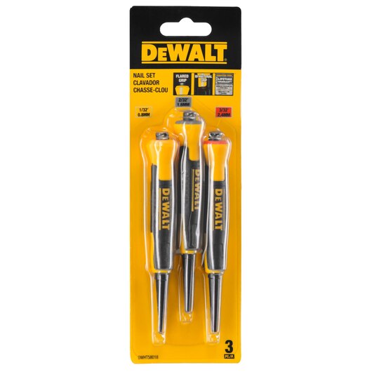 Dewalt DWHT0-58018 3 PIECE NAIL SET