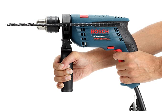 Bosch GSB 600 RE 13mm 600 Watt Corded Smart Drill Kit