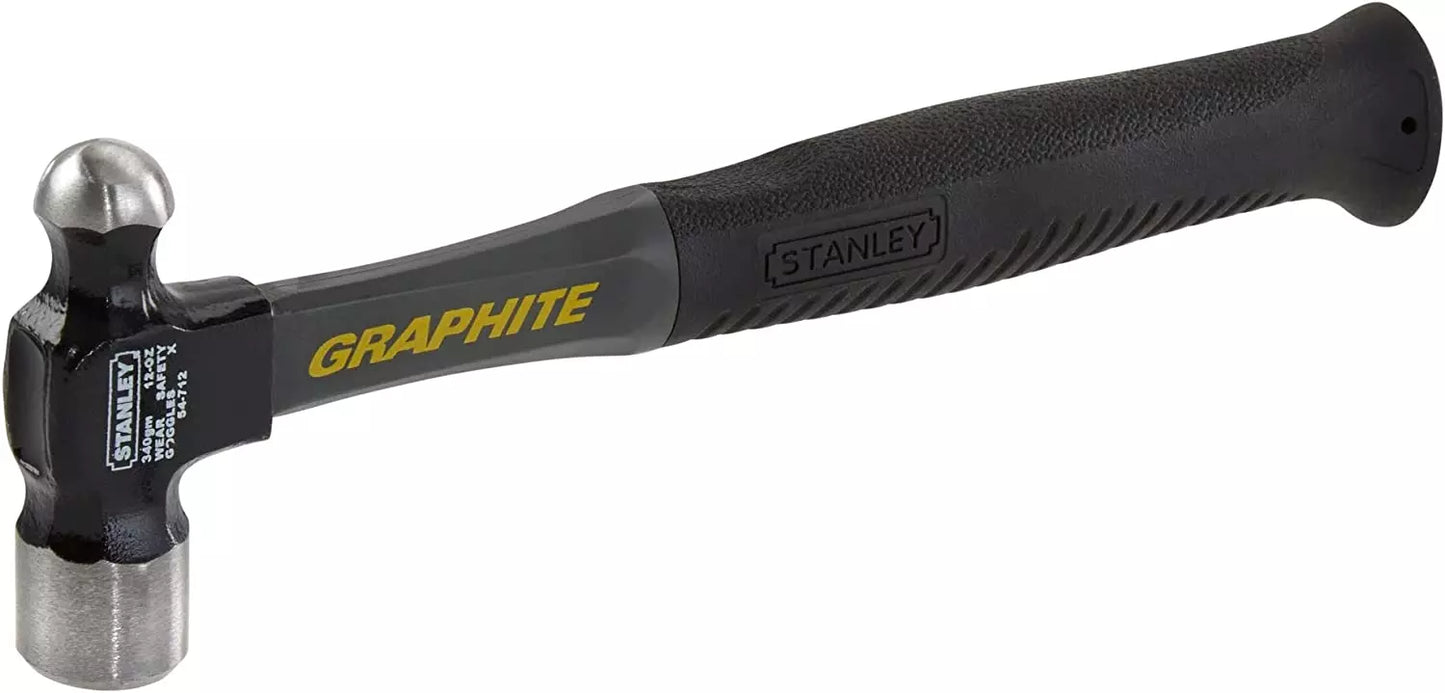 Stanley 1-54-712 340G/12OZ GRAPHITE BALL PEIN HAMMER
