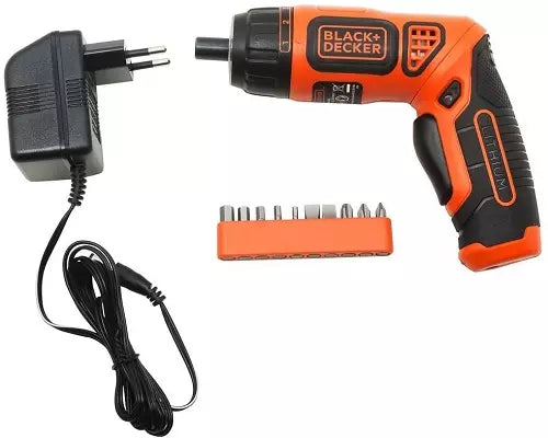 Black + Decker BDCS36F-IN 3.6V Li-ION screwdriver with 10 bits