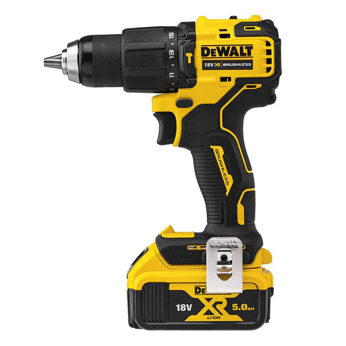 Dewalt DCD709S2T-QW 18V Brushless Compact Hammer Drill Driver 1.5Ah Battery