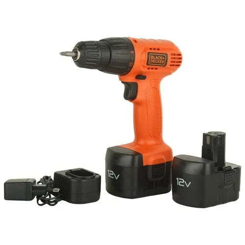 Black Decker CD121B2 IN 12V 10mm NI CD Cordless Variable Speed Drill etoolstore.in