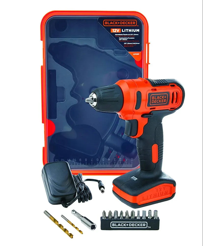 Black + Decker LD12SP-IN 12V integrated battery single gear kit