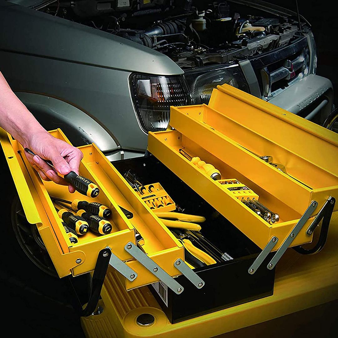 Stanley 1-94-738 5 TRAY METAL TOOL BOX