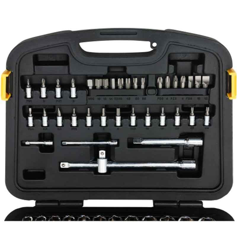 Stanley 94-190 86PC 1/4 & 1/2 SQ.DR. SOCKET SET-6PT MET