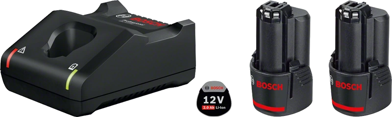 Bosch Starter kit : GAL 12V-40 + 2x GBA 12V 2.0Ah Battery Pack